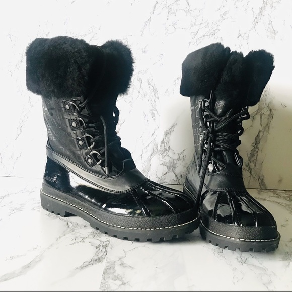 🆕Coach Lenora Faux Fur Shearling Lined Boots-8